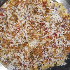 A picture of Masala papad.