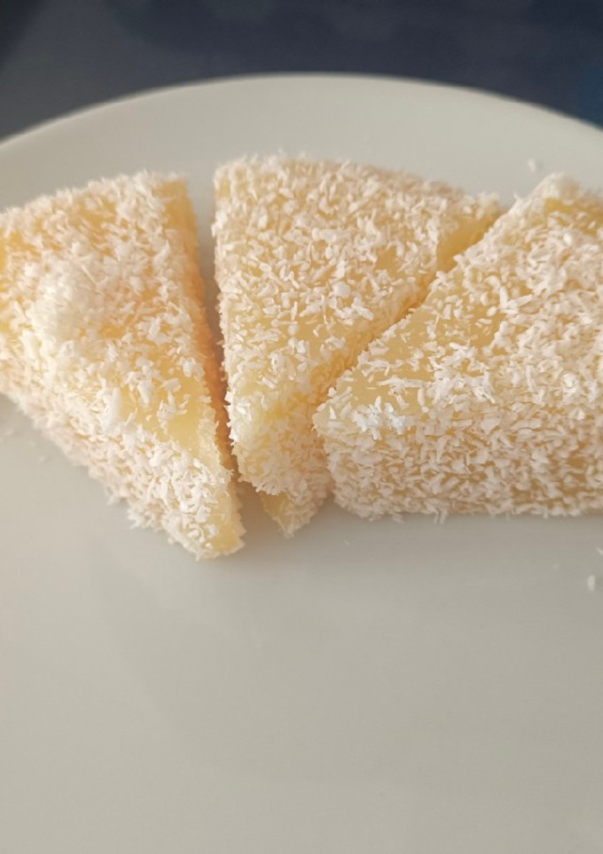 Una foto de Postre 3 ingredientes naranja