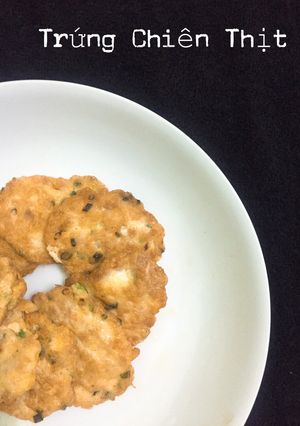 Hình của món Trứng Chiên Thịt.