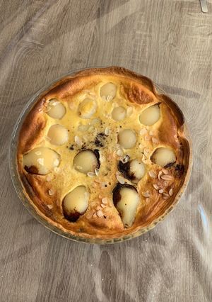 Une photo de Tarte poire chocolat