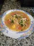 Sopita de pollo