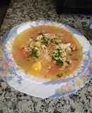 Sopita de pollo