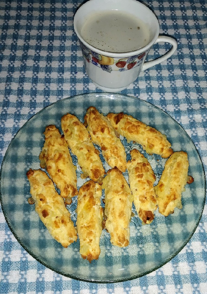 Una foto de Palitos de coco y queso keto