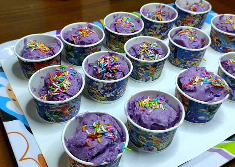 Resep Es Krim Ubi Ungu (155) Anti Gagal