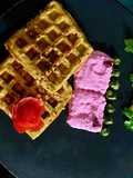 Moong dal Corn Waffle