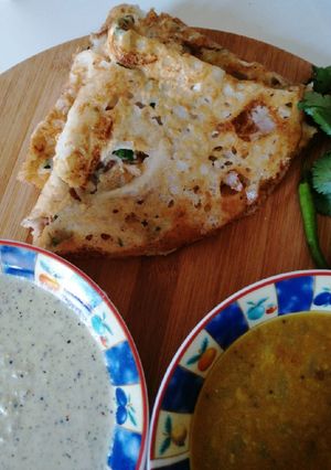 A picture of Semolina onion dosa.