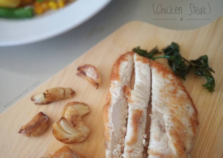 Cara Gampang Menyiapkan Steik Ayam Simpel (Chicken Steak), Menggugah Selera