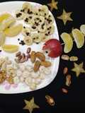 Fruit and Nuts Morning Breakfast Plate