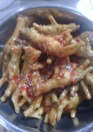 Foto resep Ceker asem manis pedes..