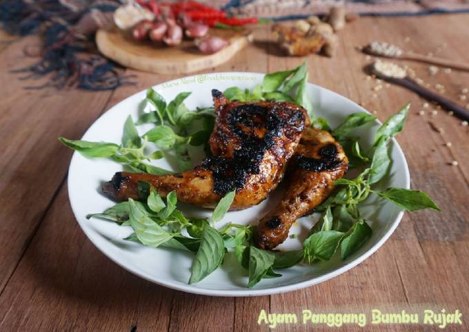 Resep Ayam Panggang Bumbu Rujak Anti Gagal