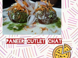 पनीर कटलेट चाट(paner cutle chaat recipe in hindi)