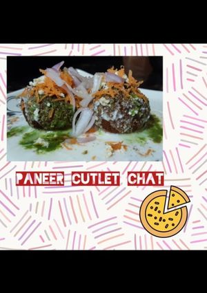 पनीर कटलेट चाट(paner cutle chaat recipe in hindi) रेसिपी मुख्य फोटो
