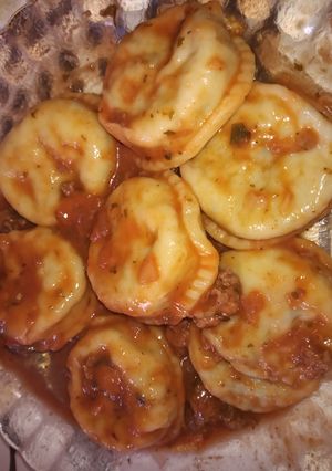 Una foto de Sorrentinos de Pollo y Acelga (todo casero)