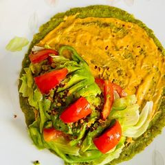A picture of Avocado 🥑 Chilla Wrap.