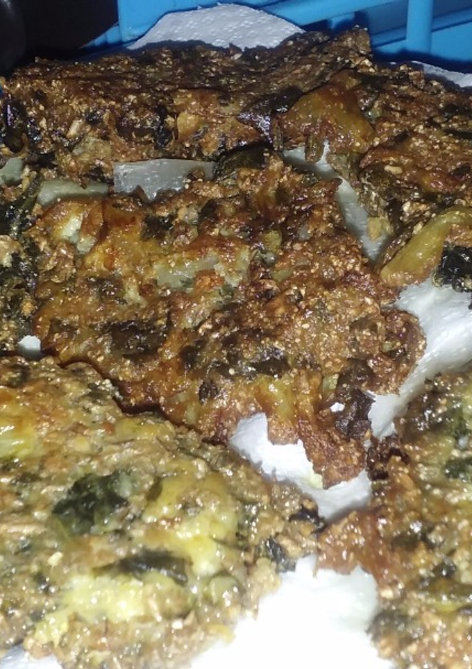 Una foto de Buñuelos de acelga con harina integral