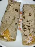 Leftover roti | roti wrap