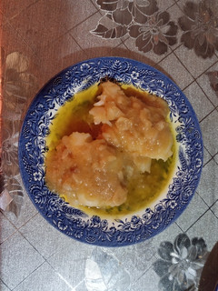 Una foto de Bacalao al pilpil