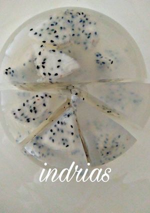 Foto resep Agar-agar swallow buah naga