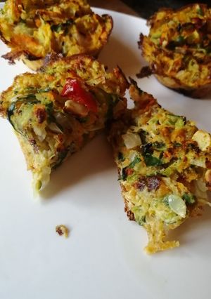 Una foto de Muffins de zapallito sin harina