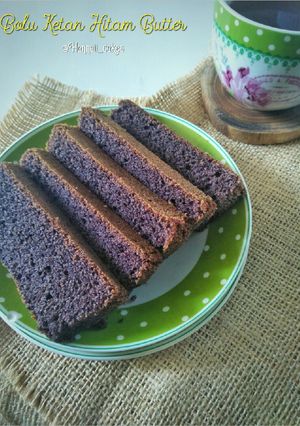 Foto resep Bolu Ketan Hitam Butter