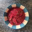 Hummus de remolacha