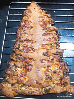 A picture of Cream Cheese Christmas Tree Bread Sticks.