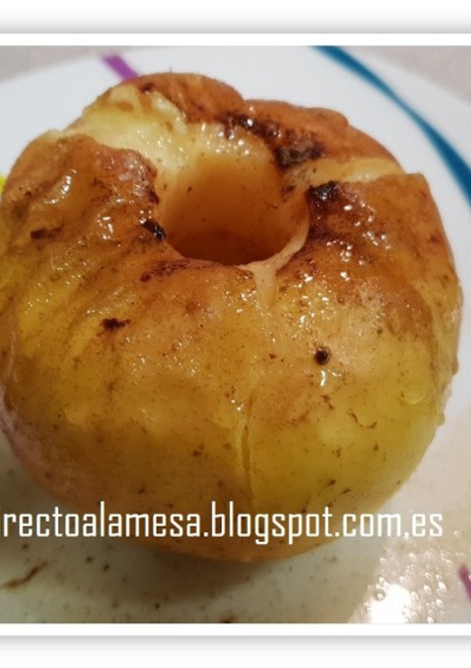 Una foto de Manzanas asadas al horno