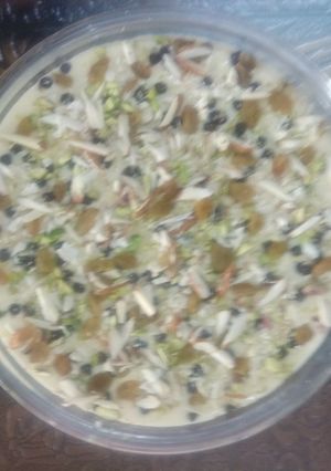 A picture of Taalmakhana kesari kheer.