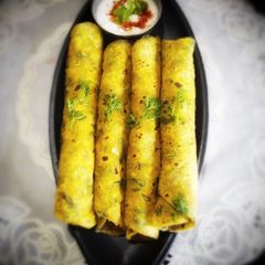 A picture of Methi thepla.