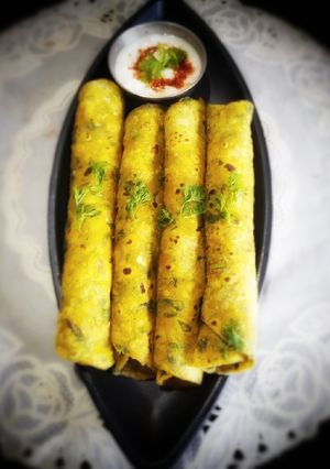 A picture of Methi thepla.