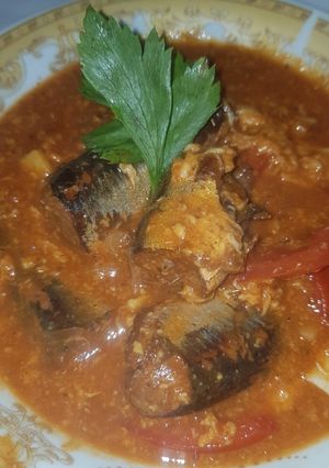 Foto resep Sarden kaleng ala keluarga saya