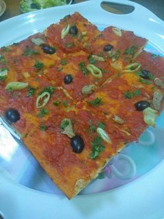 صورة لوصفة بيتزا 🍕 سهلة جدا