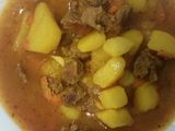 Guisado de patatas con ternera. 💖