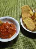 Chip de batatitas caseras al horno