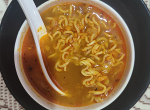 A picture of Maggi soup.