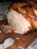Pernil de cerdo al horno festivo