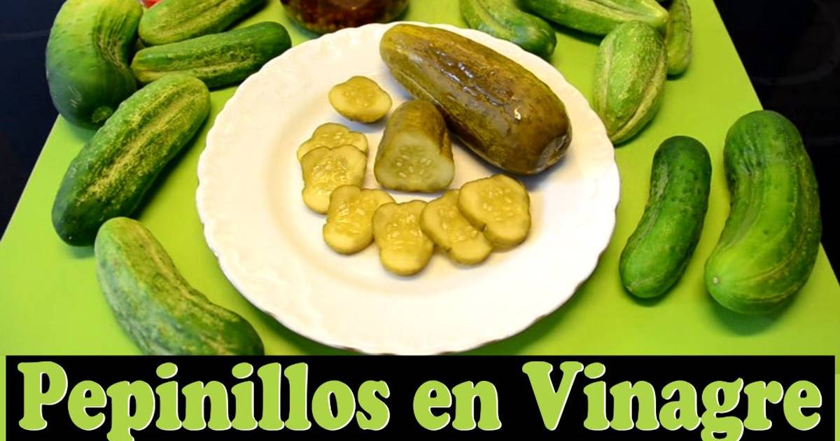 Pepinillos en vinagre Receta de Las Recetas del Hortelano- Cookpad