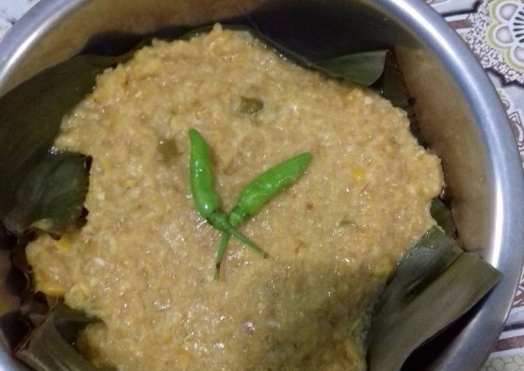 Cara mudah Menyiapkan Botok Jagung(Lentho) yang Bisa Manjain Lidah