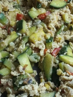 Una foto de Revuelto de verduras