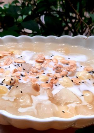 Hình của món Chè bưởi hạt sen.
