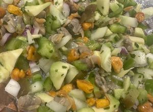 Una foto de Ceviche de berberechos