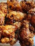 Taiwanese Crispy Garlic Chicken Wings