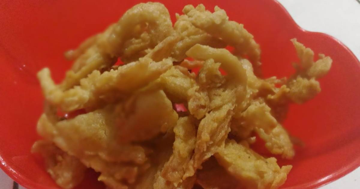 Resep Jamur Tiram Crispy Dijamin Crispy Tahan Lama Oleh Devanlicious