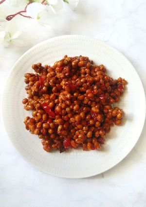 Foto resep Kacang Kedelai Manis Pedas Asem #Bandung_RecookNiaBayens