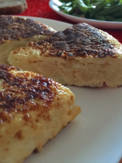 Una foto de Tortilla de coliflor