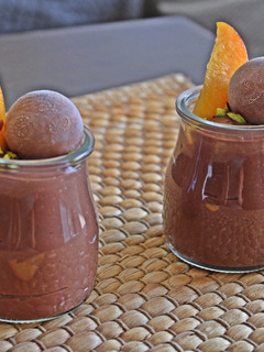 Una foto de Natillas de chocolate saludables
