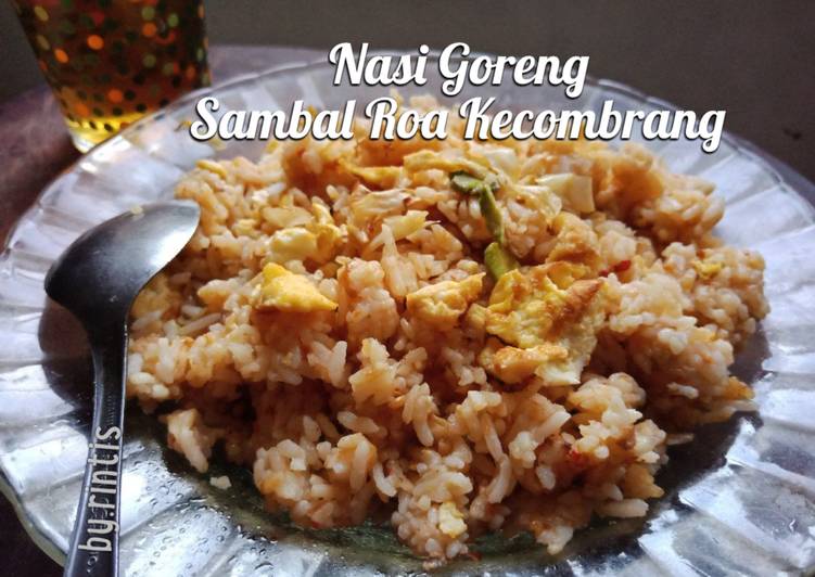 Nasi goreng bumbu sambal roa kecombrang