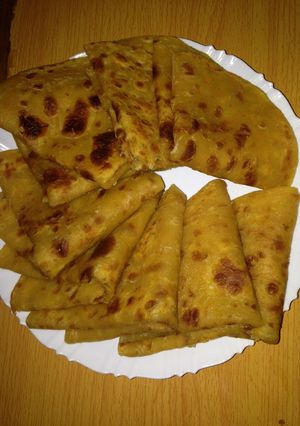 A picture of Chappati carrots.