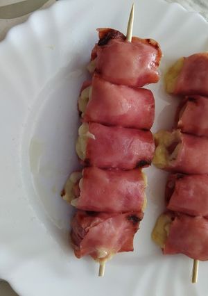 Una foto de Brocheta de frankfurt