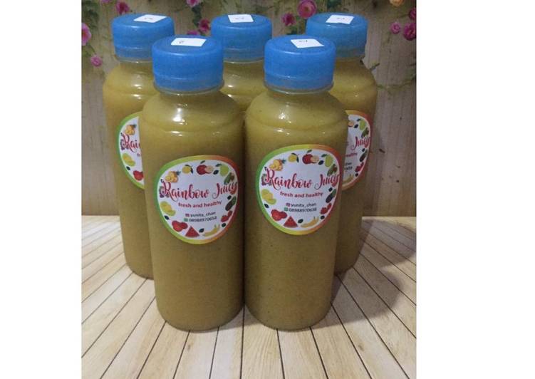 Resep Diet Juice Kiwi Zucchini Carrot Passion Fruit, Lezat Sekali